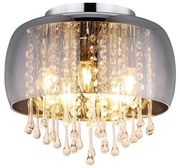 Plafoniera design modern KALLA fumuriu 15809D GL