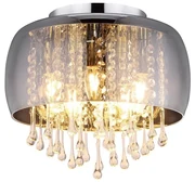 Plafoniera design modern KALLA fumuriu 15809D GL