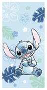 Prosop pentru copii albastru din bumbac 70x140 cm Lilo and Stitch "Ohana Blue" – Jerry Fabrics