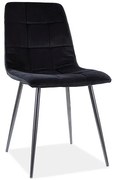Scaun de sufragerie Marlana (Negru + Negru). Promo -7%. 1050497