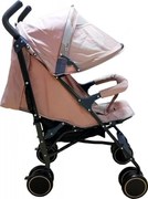 Carucior sport tip umbrela Baby Care™ PRO 803B , Spatar reglabil in 7 trepte, Pozitie somn, Amortizoare, Frana picior,Pliabil , Beige cu Imprimeu