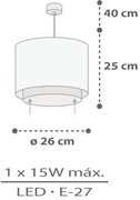 Lustră pentru copii Dalber 60622 RHICO AND CROCO 1xE27/15W/230V