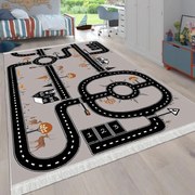 Covor copii antiderapant, Traseul Auto, mai multe dimensiuni