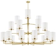 Lustra 21 brate moderna realizata manual Artu Ryfel