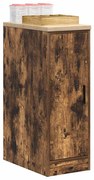 vidaXL Dulap de depozitare pentru garaj stejar afumat 30x51x85 cm