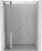 Mexen Mist L ușă de duș batantă 150 cm, transparent, crom - 8A4L-150-001-01-00