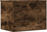 vidaXL Cutie de depozitare, stejar fumuriu, 60x42x46 cm lemn prelucrat