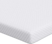 vidaXL Suport pentru saltea Alb 100 x 200 cm Material jacquard