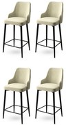 Set de scaune de bar Enox Cream, 4 buc., 4 buc