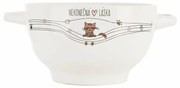 Castron de ceramică Orion Endless love Cat, diam. 14 cm