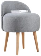 Taburet NIKI, Ø 46 cm, gri