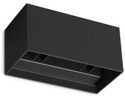 Aplica LED de exterior ambientala Ip54 Atom ap d20 negru