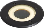 Spot modern de sol negru, inclusiv LED reîncărcabil cu energie solară IP65 - Solyx
