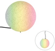 Lampă inteligentă de exterior gri 25 cm IP65 incl. WiFi A60 - Nura