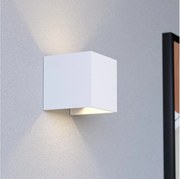 Eglo 74116 - Aplică LED de exterior RINCINE cu senzor, LED/2,2W/5V, IP44, alb