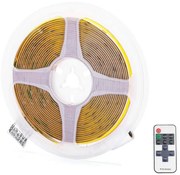 Bandă LED dimabilă Aigostar 5m LED/36W/24/230V 6500K + telecomandă