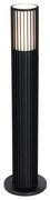Stâlp inteligent de exterior negru 50 cm IP44 RGBW incl. Wifi GU10 50mm - Boris