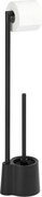 Suport pentru perie de toaletă și rolă de toaletă AVOLA BLACK, Wenko