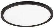 Plafoniera LED slim 40cm Gonzalo negru/alb