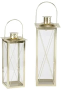 Set 2 felinare  Farol, auriu