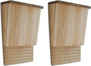 vidaXL Căsuțe pentru lilieci 22 x 12 x 34 cm (2 buc)