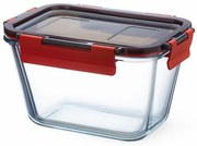 Simax 7636/L recipient din sticlă cu capac cuclic-clac, 1,35 l