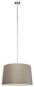 Lampă modernă cu pandantiv din oțel cu abajur 45 cm taupe - Cappo 1