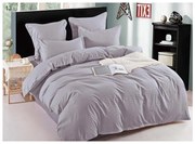 Lenjerie Pat Single Premium Damasc - Gri Inchis