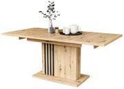 Mazzoni LEONEL Stejar Artisan - MASĂ PLIABILĂ MODERNĂ PÂNĂ LA 180 cm!