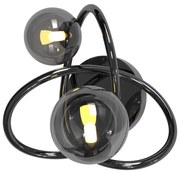 Aplică LED NANCY Wofi 4014-205 2xG9/3,5W/230V negru/crom