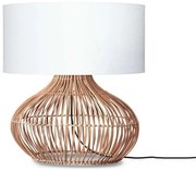 Veioza eco din ratan Kalahari L/4723 white