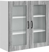 vidaXL Dulap de bucătărie Gri Sonoma 80 x 31 x 80 cm Lemn compozit