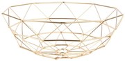 Fuctieră PT LIVING Diamond, ⌀ 35 cm, auriu