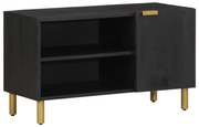 vidaXL Dulap TV, negru, 80x33x46 cm, lemn prelucrat