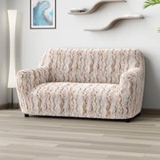 Huse bielastice OCEANO NOU bej fotoliu dublu (l. 120 - 160 cm)