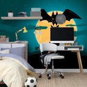 Tapet fantome prietenoase la lună plină