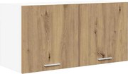 vidaXL Dulap suspendat Stejar Artizanal 80 x 31 x 40 cm Lemn compozit