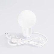 Lampă de masă Sollux SL.1711 HALO 1xG9/8W/230V d. 12 cm alb