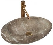 Lavoar stil piatra crem pe blat Rea Roxy Stone Nature 49 cm