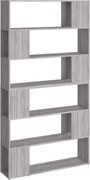 vidaXL Dulap de cărți/Separator de cameră, gri sonoma, 100x24x188 cm