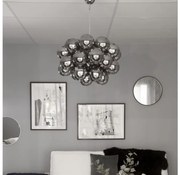 Lustră pe cablu ByRydens 4200650-4505 GROSS GRANDE 8xG9/4W/230V fumuriu/negru