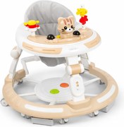 Premergator 3 in 1 Kidizi Mimo pentru bebelusi, transformabil in antemergator, cu panou pentru picioare detasabil, melodii si lumini