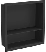 Mexen X-Wall-R raft încastrat cu flanșă și raft 30 x 30 cm, Neagră - 1970303010S