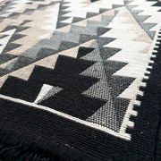 Covor rustic traditional 120x180 cm Negru