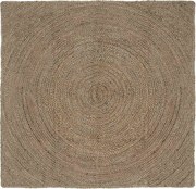 vidaXL Covoare de zonă Pătrat Gri 120 x 120 cm Iută