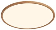 Plafoniera slim pentru baie IP54 LED dimabil 2700K Oja 42 Wood Foil