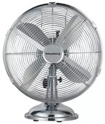 Ventilator de masa Klausberg KB 7537, 35 cm, 40 W, Oscilatie, 3 viteze, Gri