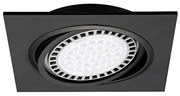 Spot incastrabil, directionabil BOXY DL 1, negru 20071-BK ZL
