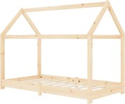 vidaXL Cadru de pat de copii, 80 x 160 cm, lemn masiv de pin