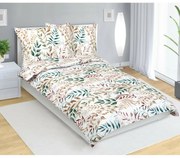 Lenjerie de pat din bumbac Bellatex Twig bej, 140 x 200 cm, 70 x 90 cm, 140 x 200 cm, 70 x 90 cm